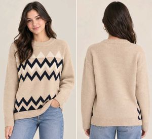 Cozy Geometric Pattern Sweater