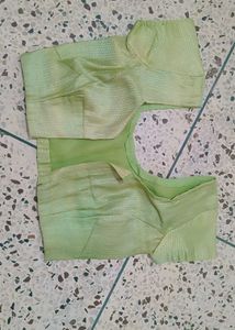 Designer Light Green Blouse