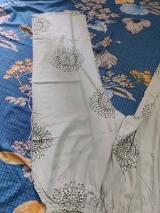 Elegant Purple Printed Kurta Set