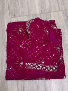 heavy party wear saree
