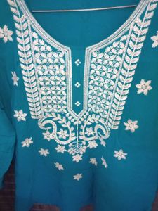 Cotton Short Kurti Set
