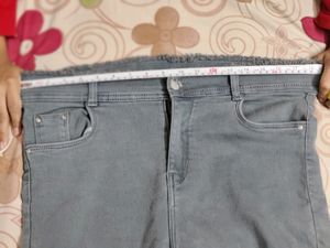 a Denim Jeans With Design In Top &amp; Bottom