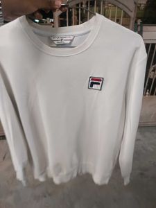 White Fila Sweatshirt