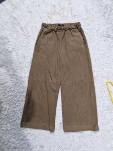 H&M Brown Wide Leg Casual Pants