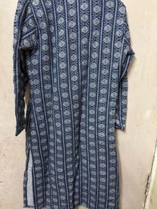 Blue Wool Kurta