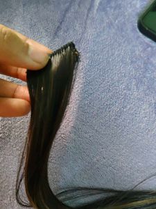 Hair Extension - Dark Brown with Highlights