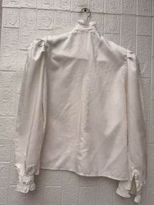 new with tag Elegant Ruffle Neck Blouse