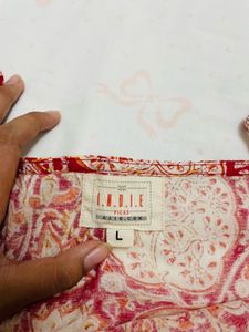 Ethnic motifs print A-line Midi dress