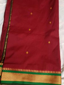 Elegant Maroon Saree