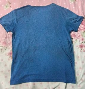 Men's Medium Size Blue T-Shirt