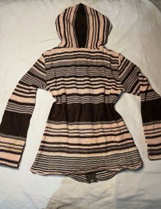 Striped Zip-Up Hoodie