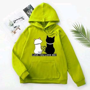 URBANIC Green Pullover Sweatshirt