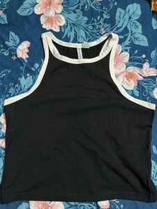 H&M Black Racerback Tank Top