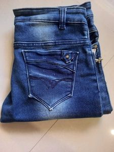 Girls Stylish Blue Denim Jeans