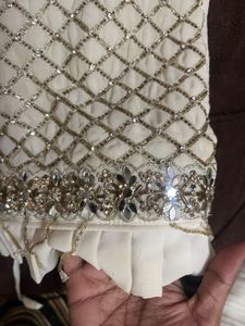 Elegant White Lehenga Choli Set