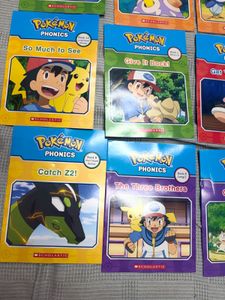 Pokemon Phonics Learning Books