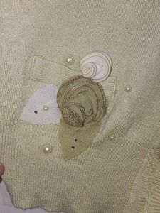 Flower Design Sweater