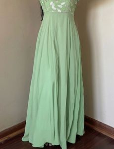 Elegant Pastel Green Kurta Set + Free Gift