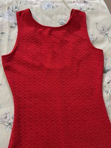 Forever 21 Red Sleeveless Dress