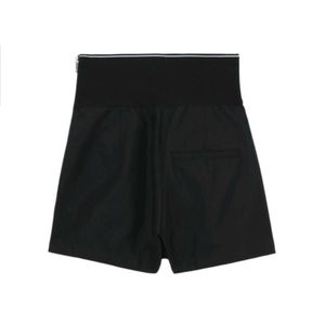 Alexander Wang Black Pleated Shorts