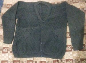 Brown Woolen Oversized Sweater 2XL Super Warm