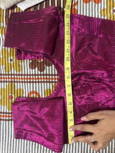 Elegant Silk Blend Saree