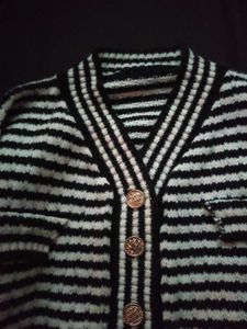 Striped Knit Cardigan