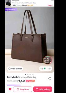 Classic Brown Tote Bag