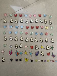 Cute Panda & Butterfly Charms