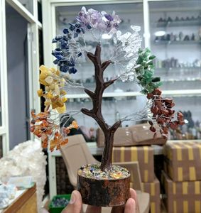 Seven Chakra Healing Crystal Tree 🔮