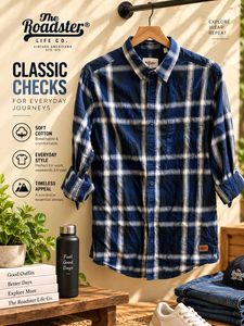 Roadster Men's Classic Checks Shirt