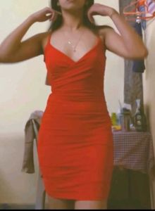Urbanic Red Polyster Blend Dress (New With Tag)