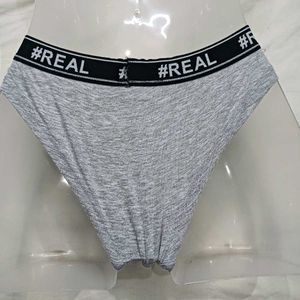 Grey Thong 🪔with #REAL Logo