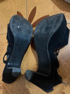 Black Suede Heels
