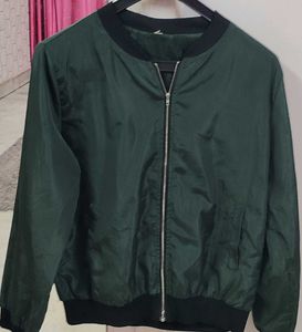 Green Bomber Jacket