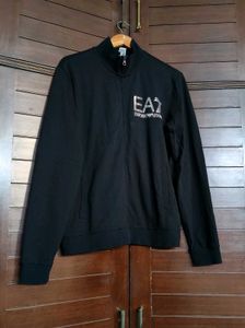 Emporio ArmanibEA7 cotton zip-up Sweatshirt