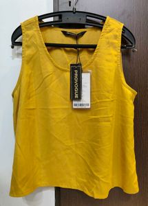 New Provogue Sleeveless Yellow Top