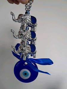 Evil Eye Elephant Charm