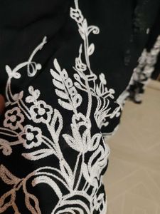 🖤Trendy Elegant Black  lucknowi chikenkari Kurta