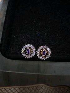 Elegant And Beautiful Gemstone AD Earring