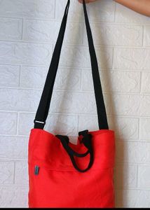 Vibrant Red Tote Bag