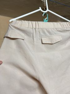 Casual Beige  Pants