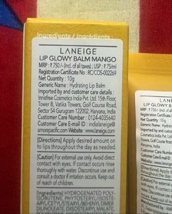 Laneige 💋 Glowy Balm &amp; Lip Sleeping Mask com