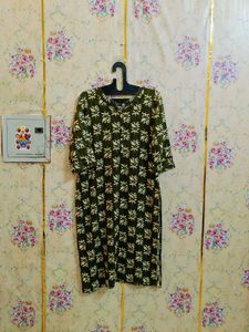 🇳🇿💫🎀Stylish Olive Green Printed Kurta