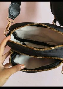 🐈‍⬛Chic Black Nylon Crossbody Bag🪄