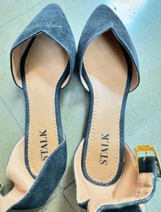 Velvet Black Suede Flats