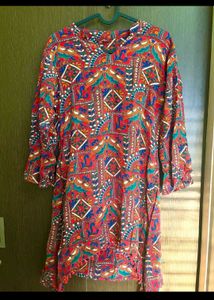 Vibrant Bohemian Print Kurta from Myntra