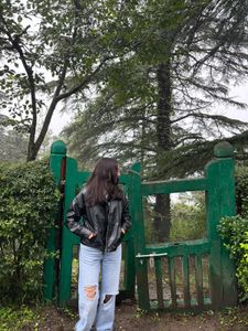 Black Faux Leather Moto Jacket