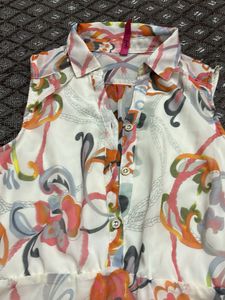 Chic Floral Print Sleeveless Dress
