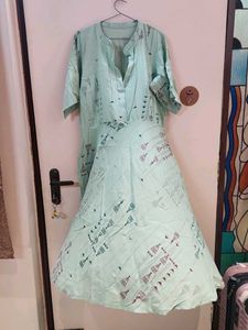Light Blue Printed Kurta Set